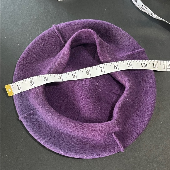 Vintage wool Purple Beret - Picture 6 of 6